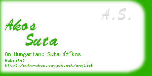 akos suta business card